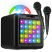 FENTON KAR15B Φορητό Ηχείο Karaoke Bluetooth με 2 Μικρόφωνα και RGB Effects σε Μαύρο 130.200