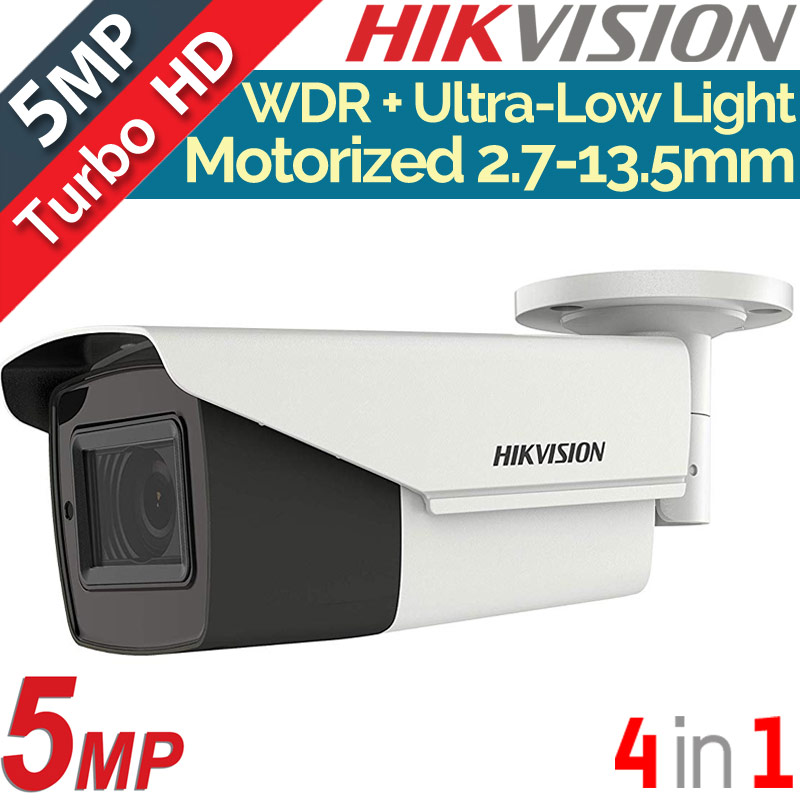 HIKVISION DS-2CE19H8T-AIT3ZF Motorized 2.7-13.5mm 5MPixels WDR 130dB ...